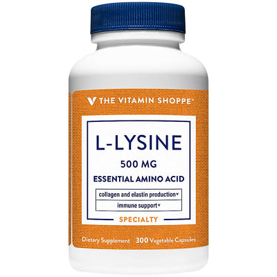 Bouteilles d'acides aminés comme L-Lysine et BCAAs sur étagère