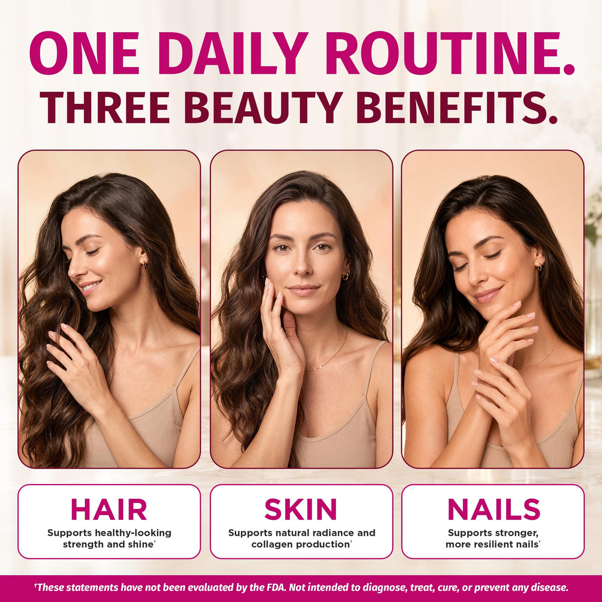 1 Body Compléments Alimentaires Cheveux Peau Ongles Biotine 60 Capsules avec capsules visibles