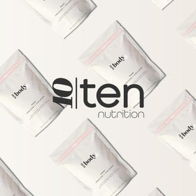 10Ten Nutrition Créatine + Collagène dans son emballage