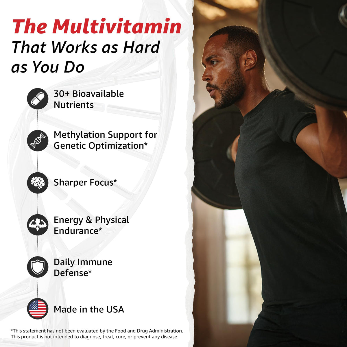 10X Health System Multivitamine Méthylée 90 Capsules étiquette et informations