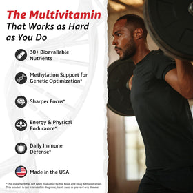 10X Health System Multivitamine Méthylée 90 Capsules étiquette et informations