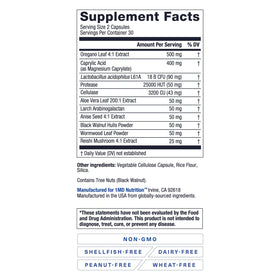 1MD Nutrition BalanceMD Probiotiques, capsules dans un verre