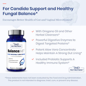 1MD Nutrition BalanceMD Probiotiques, vue de côté de la boîte
