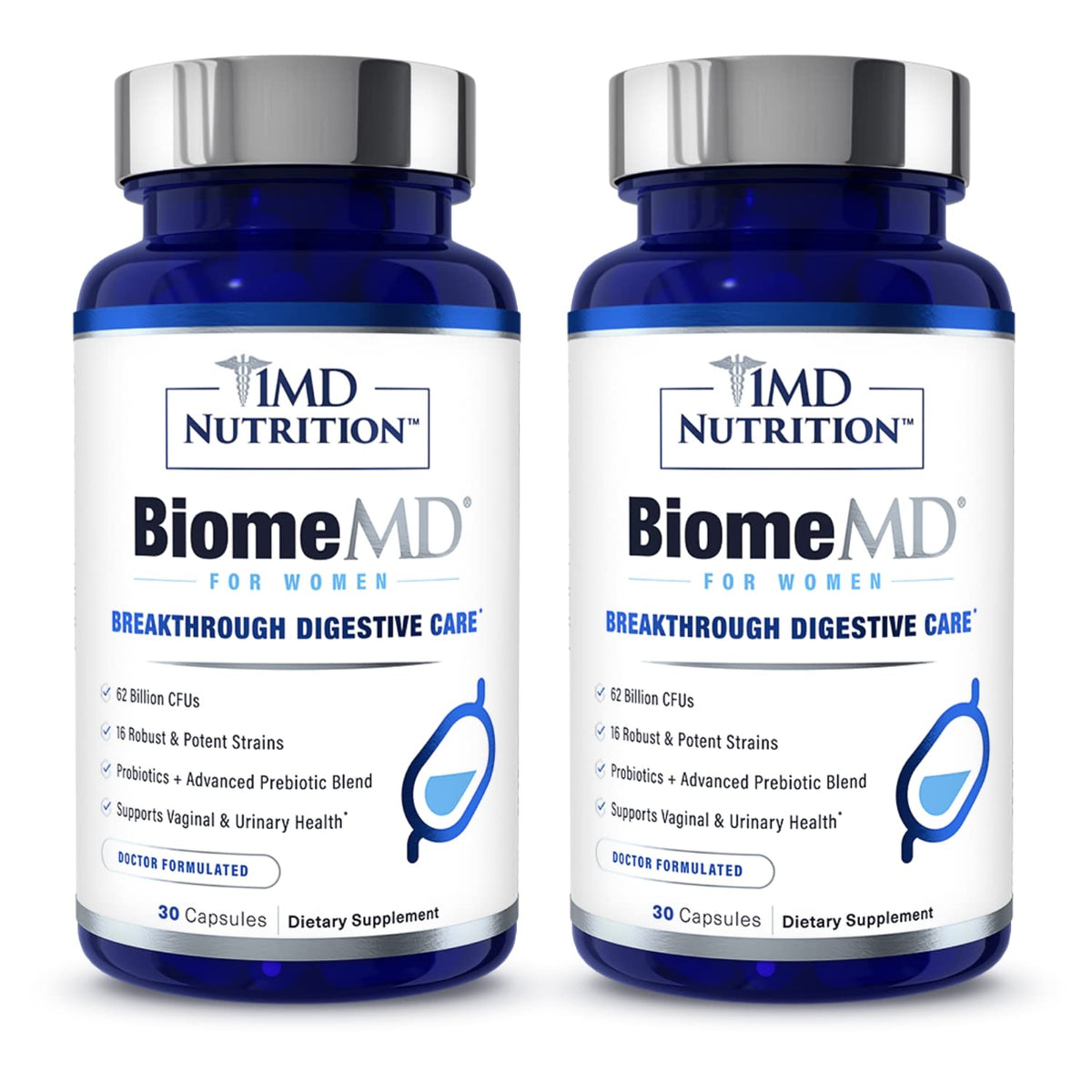 1MD Nutrition BiomeMD capsules vue de face