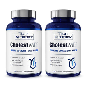 1MD Nutrition CholestMD 120 Capsules, vue avant avec étiquette