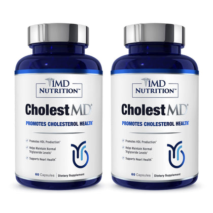 1MD Nutrition CholestMD 120 Capsules, vue avant avec étiquette