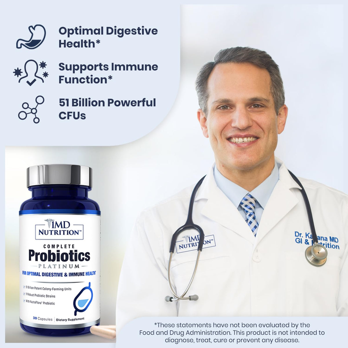 1MD Nutrition Complete Probiotics Platinum emballage