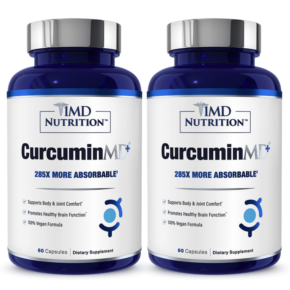 1MD Nutrition CurcuminMD Plus 120 capsules avec emballage
