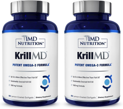 1MD Nutrition KrillMD 60 gélules huile de krill antarctique
