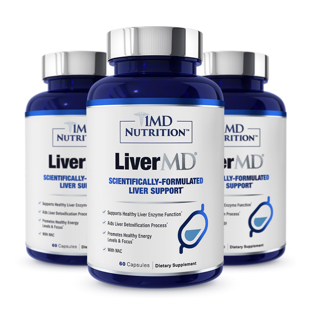 1MD Nutrition LiverMD 180 capsules vue de face