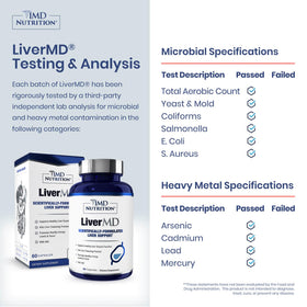1MD Nutrition LiverMD boîte avec 60 capsules