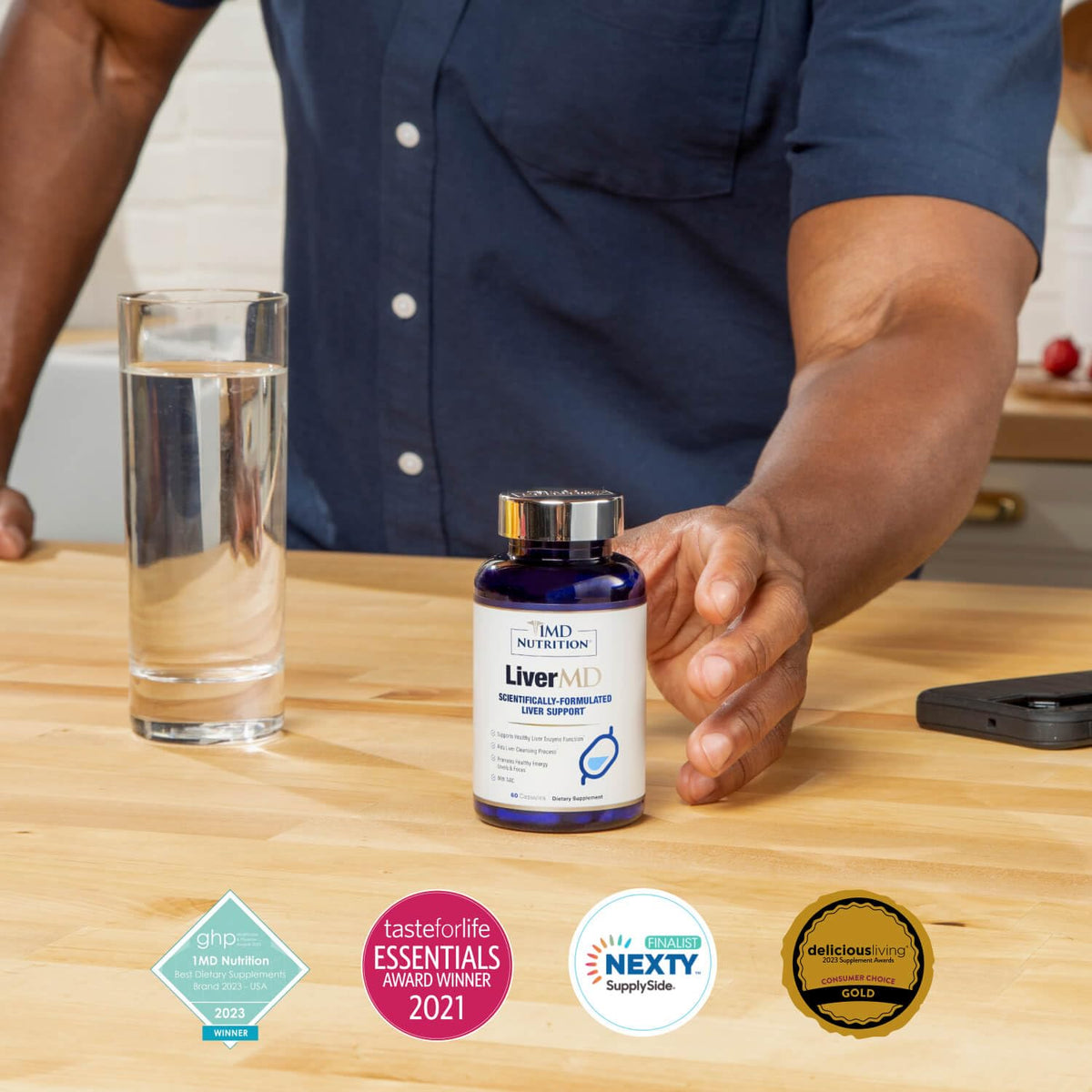 1MD Nutrition LiverMD boîte vue de côté