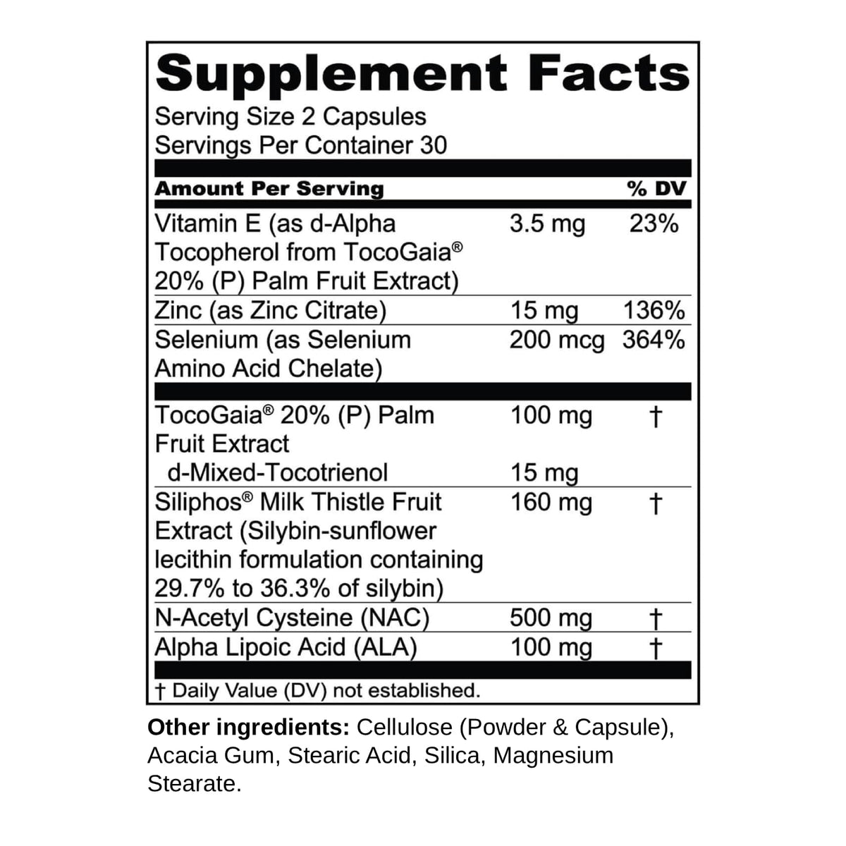 1MD Nutrition LiverMD capsules sur une table