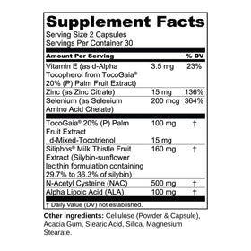 1MD Nutrition LiverMD capsules sur une table