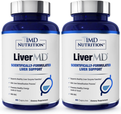 1MD Nutrition LiverMD complément alimentaire 60 capsules vue de face