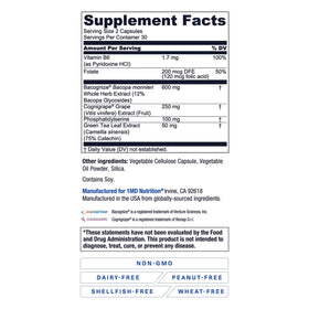 1MD Nutrition MindMD complément cérébral 60 capsules prise quotidienne