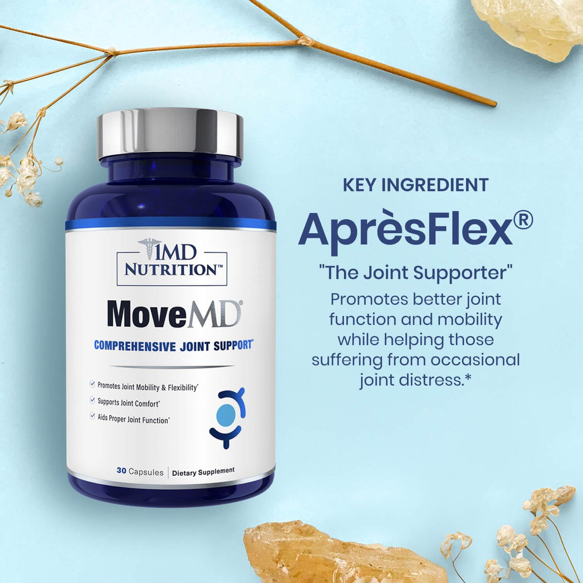 1MD Nutrition MoveMD contenu de la bouteille