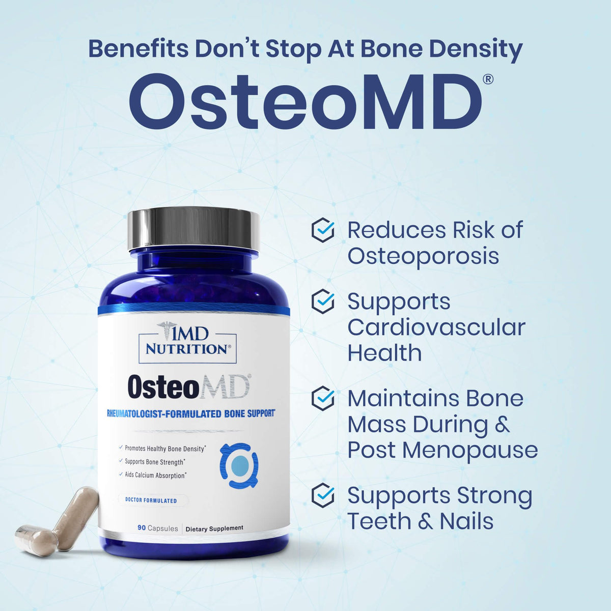 1MD Nutrition OsteoMD comparé à d'autres compléments alimentaires