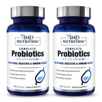 1MD Nutrition Probiotiques 30 Capsules Végétales - vue avant