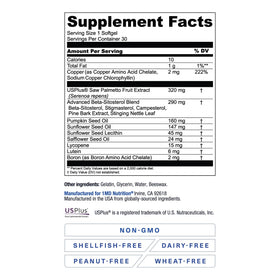 1MD Nutrition ProstateMD Complément Alimentaire vue de côté