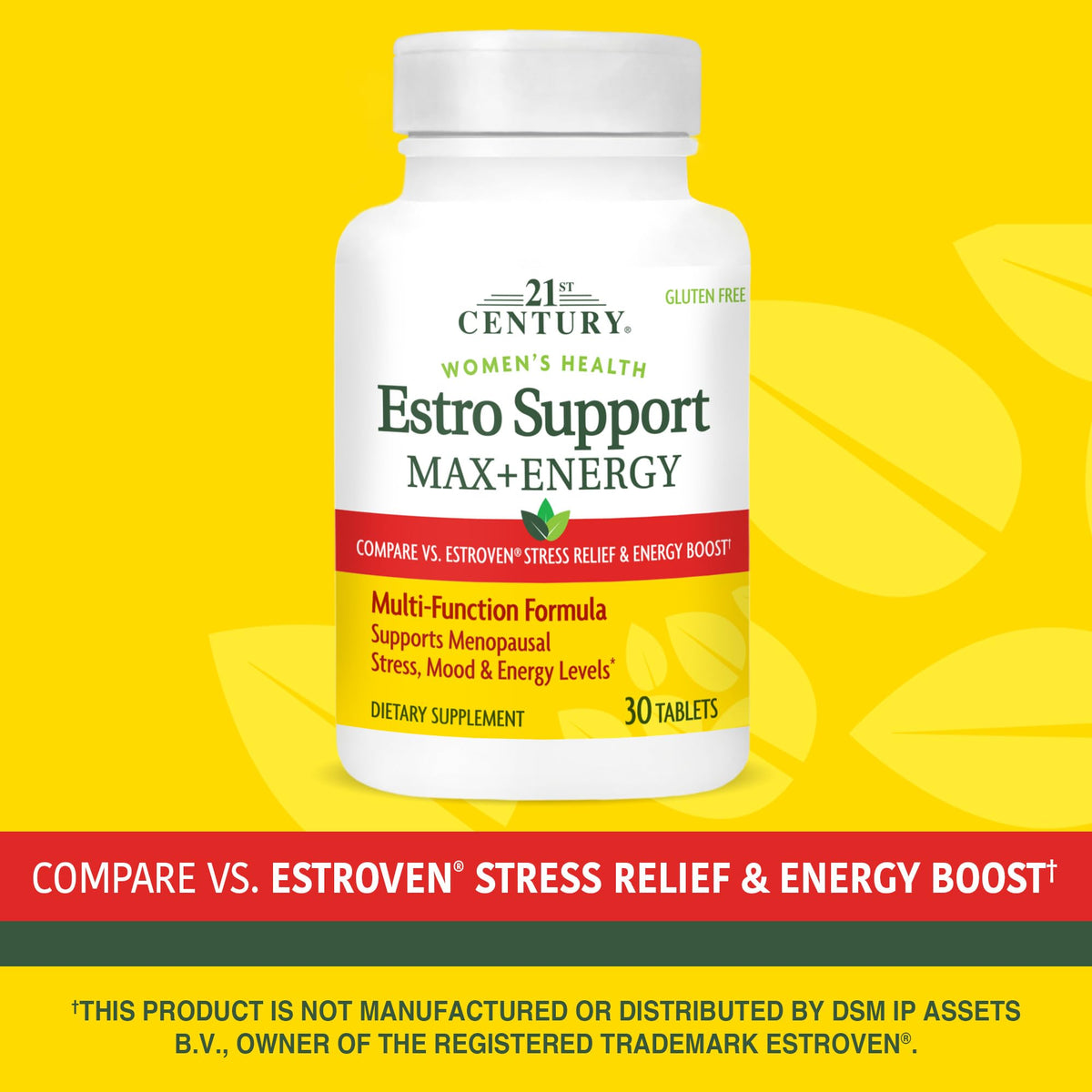 21st Century Estro Support Max + Energy capsules side view