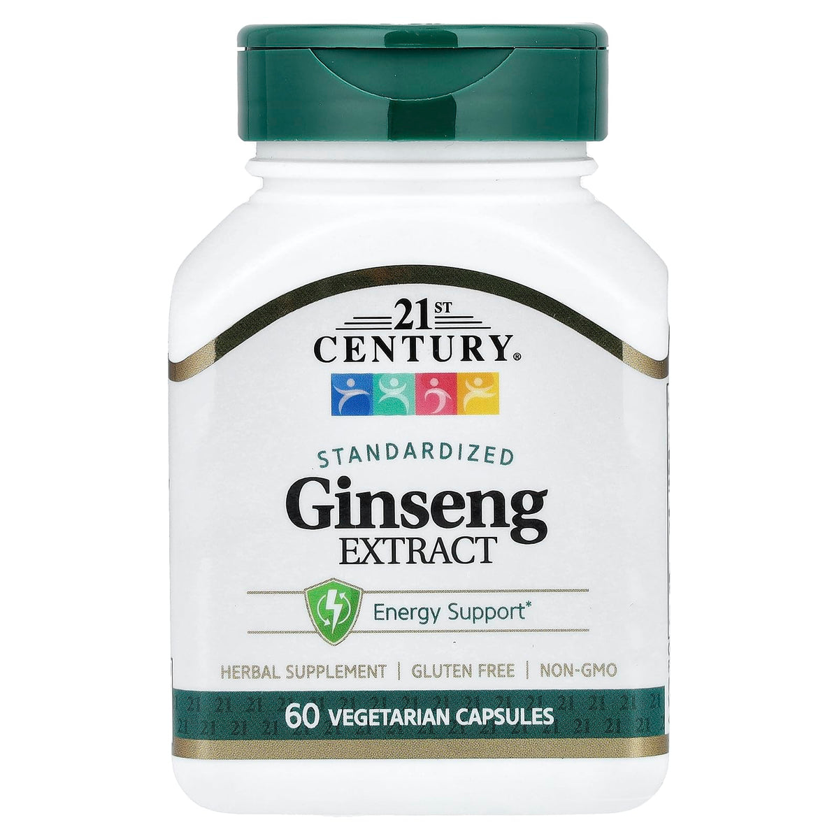 21st Century Extrait de Ginseng 200mg Capsules vue avant