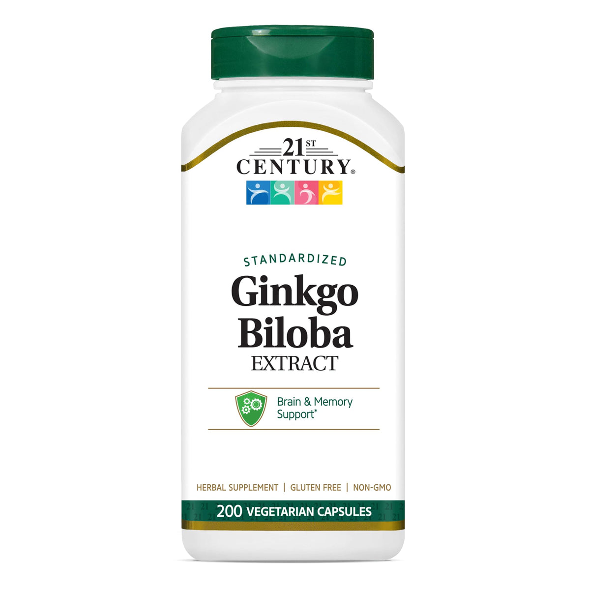 21st Century Ginkgo Biloba 200 capsules, vue de l'avant