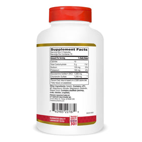21st Century Glucosamine Chondroitin 500/400mg bouteille montrant le couvercle
