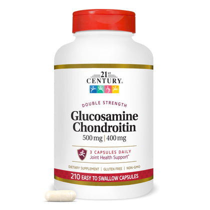 21st Century Glucosamine Chondroitin 500/400mg bouteille vue avant