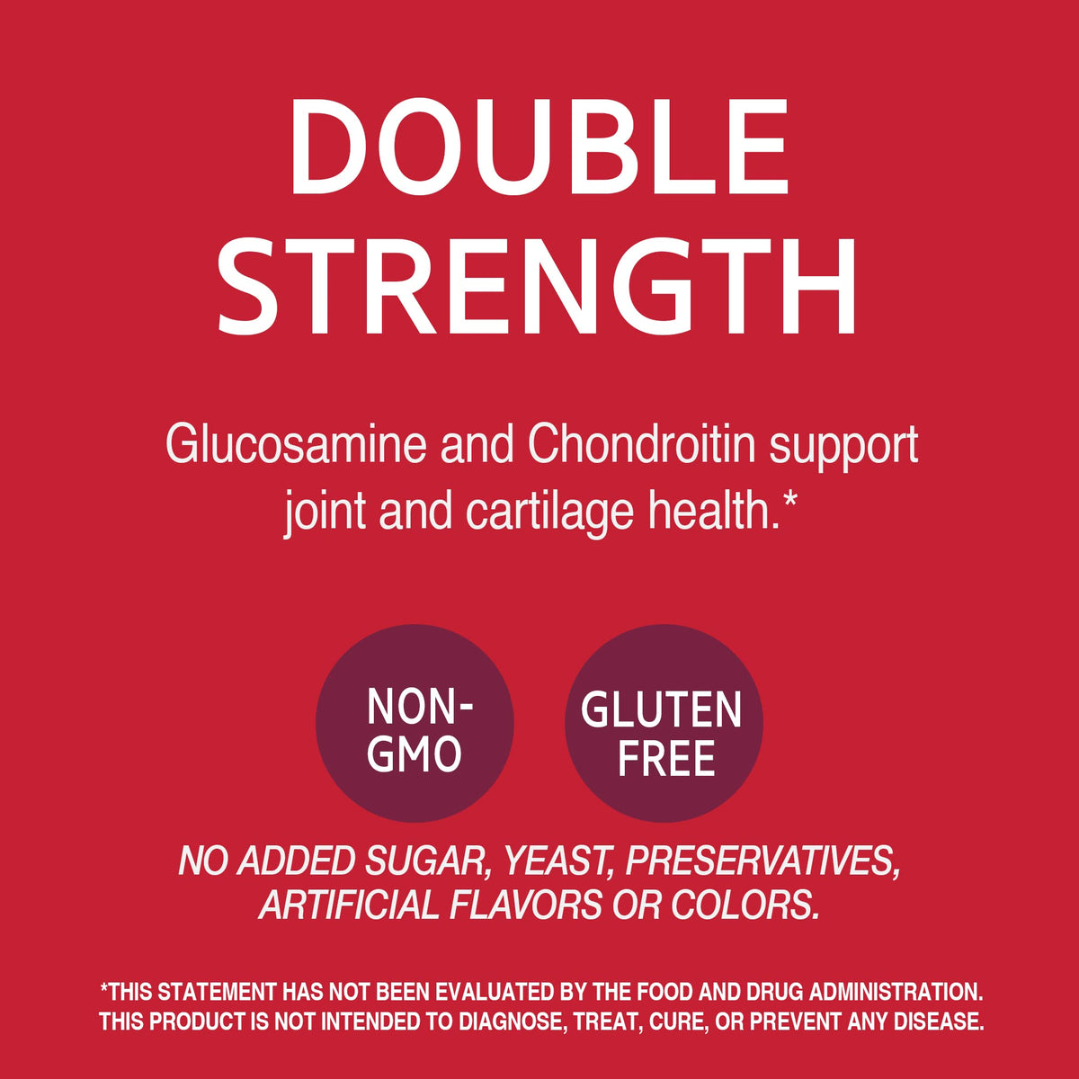 21st Century Glucosamine Chondroitin 500/400mg comprimés sur une table