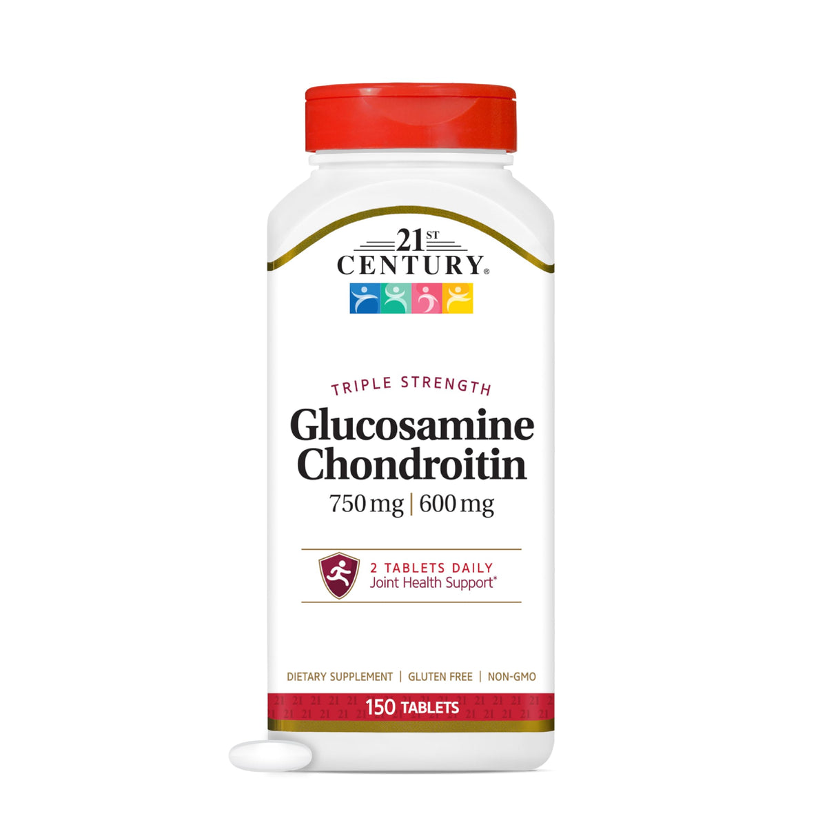 21st Century Glucosamine Chondroitin 750mg/600mg boîte avant vue