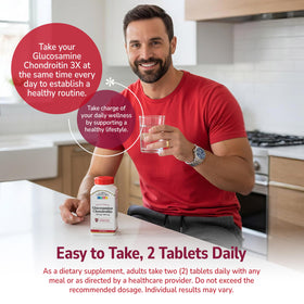 21st Century Glucosamine Chondroitin 750mg/600mg vue arrière de la boîte