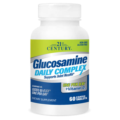 21st Century Glucosamine Daily Complex Plus D comprimés, vue de face