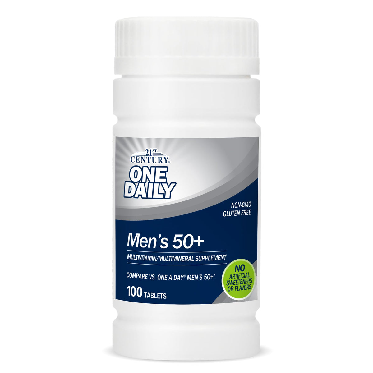 21st Century Multivitamines 50+ pour Hommes, boîte avant
