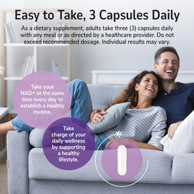 21st Century NAD+ Nicotinamide Riboside 300 mg - étiquette avec ingrédients