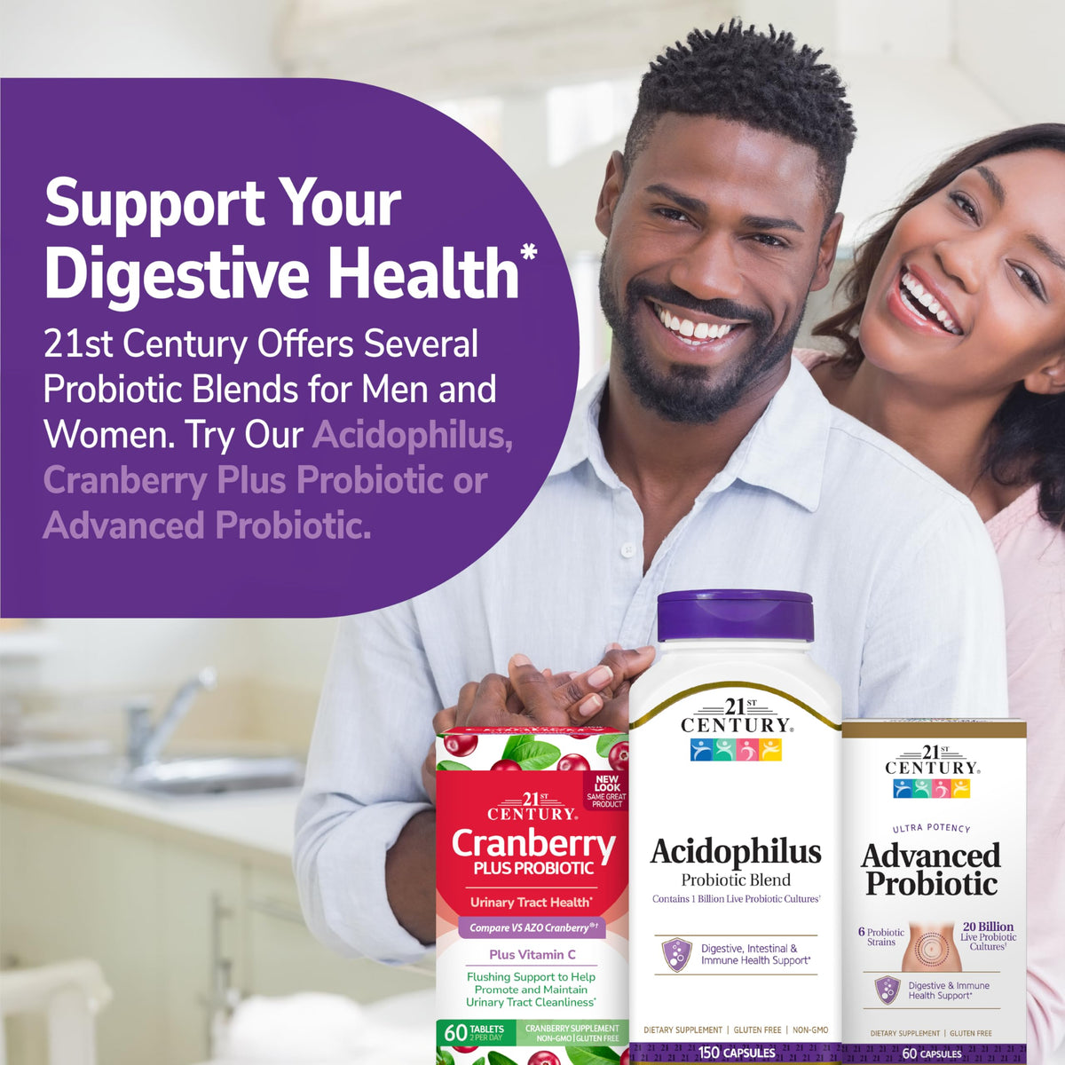 21st Century Probiotique 300 capsules emballage