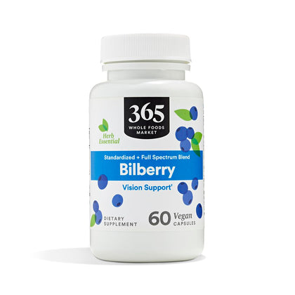 365 Bilberry 60 comprimés vue de face