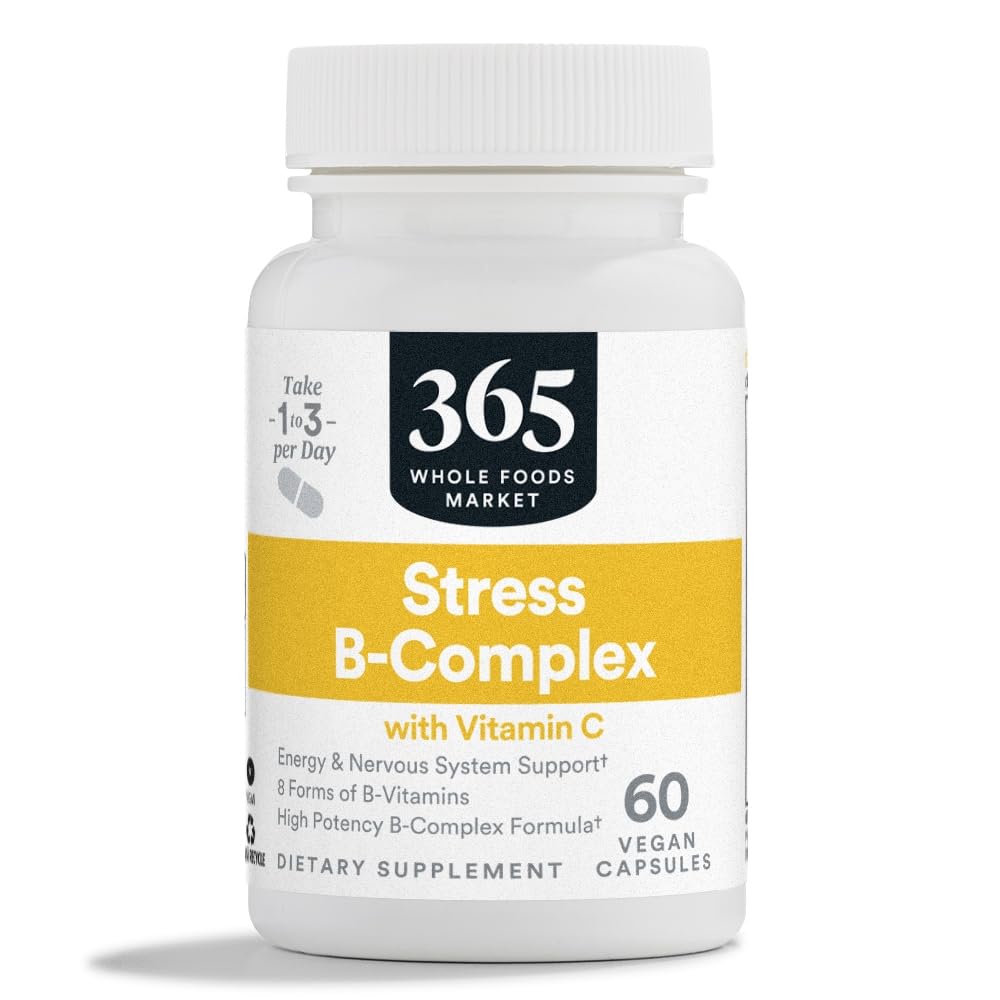 365 by Whole Foods Market Complément Alimentaire B-Complex 60 capsules vue de face