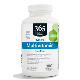 365 by Whole Foods Market Multivitamines Quotidiennes Hommes 180 Comprimés - vue avant