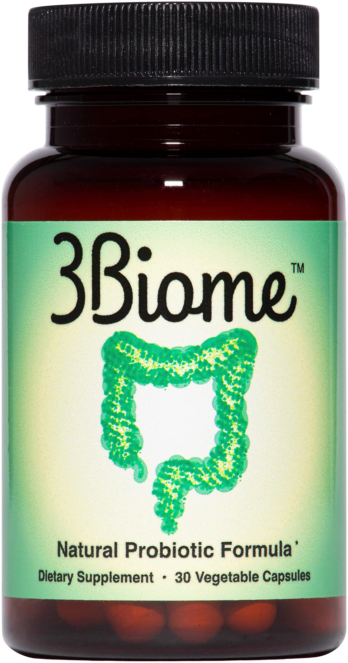 3Biome complément probiotique 60 capsules végétales avant
