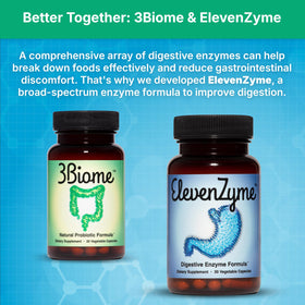 3Biome complément probiotique 60 capsules végétales sur table