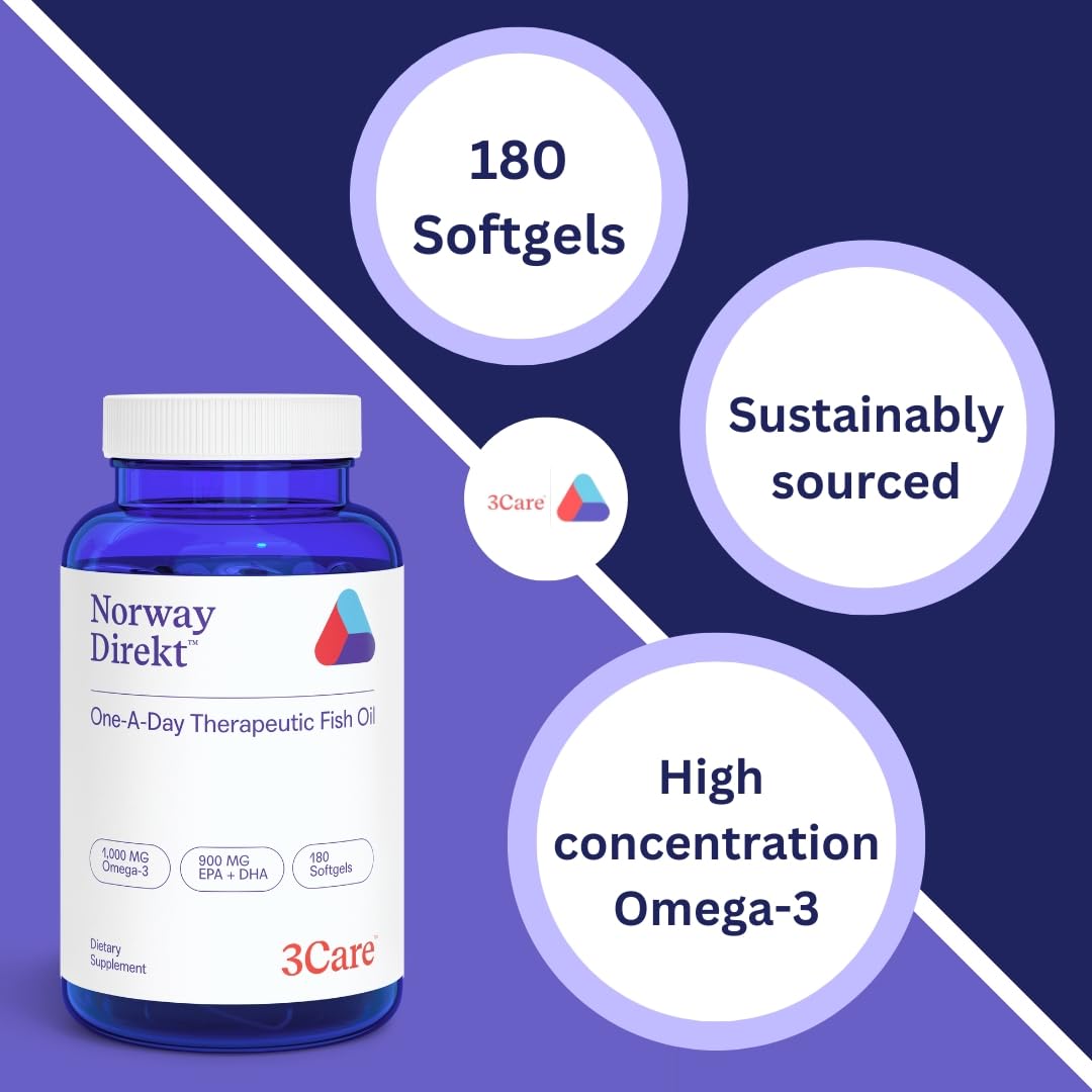3Care Huile de Poisson Omega-3 2000mg gélules côté