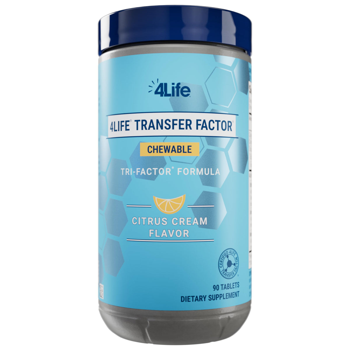 4Life Citrus Cream 90 comprimés mâchables, vue de face