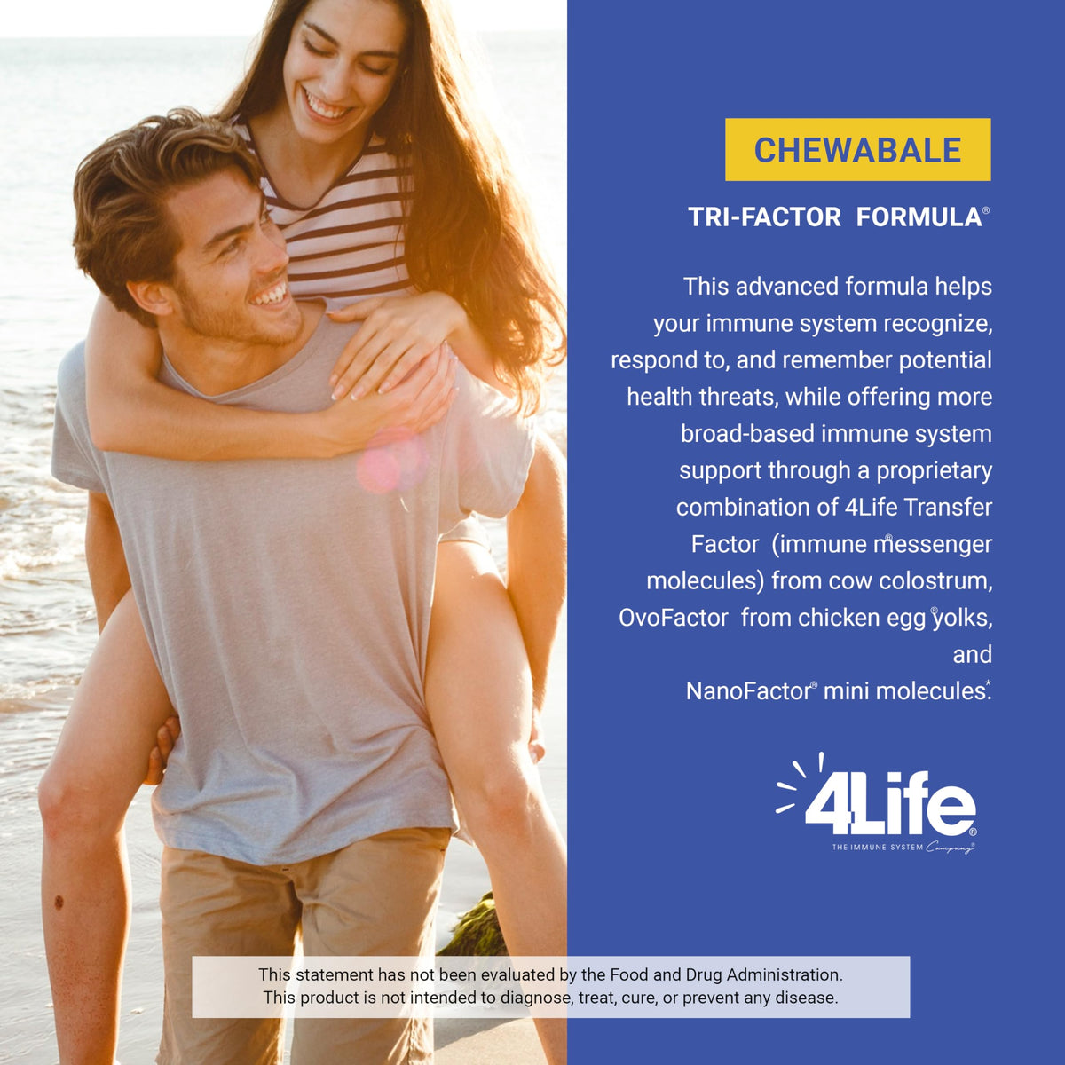 4Life Citrus Cream comprimés mâchables, vue de côté