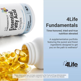4Life Complexe d'Acides Gras Essentiels Omega 3 6 gélules ouvertes
