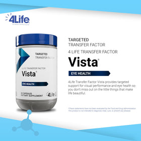 4Life Vista Santé Oculaire - étiquette du produit
