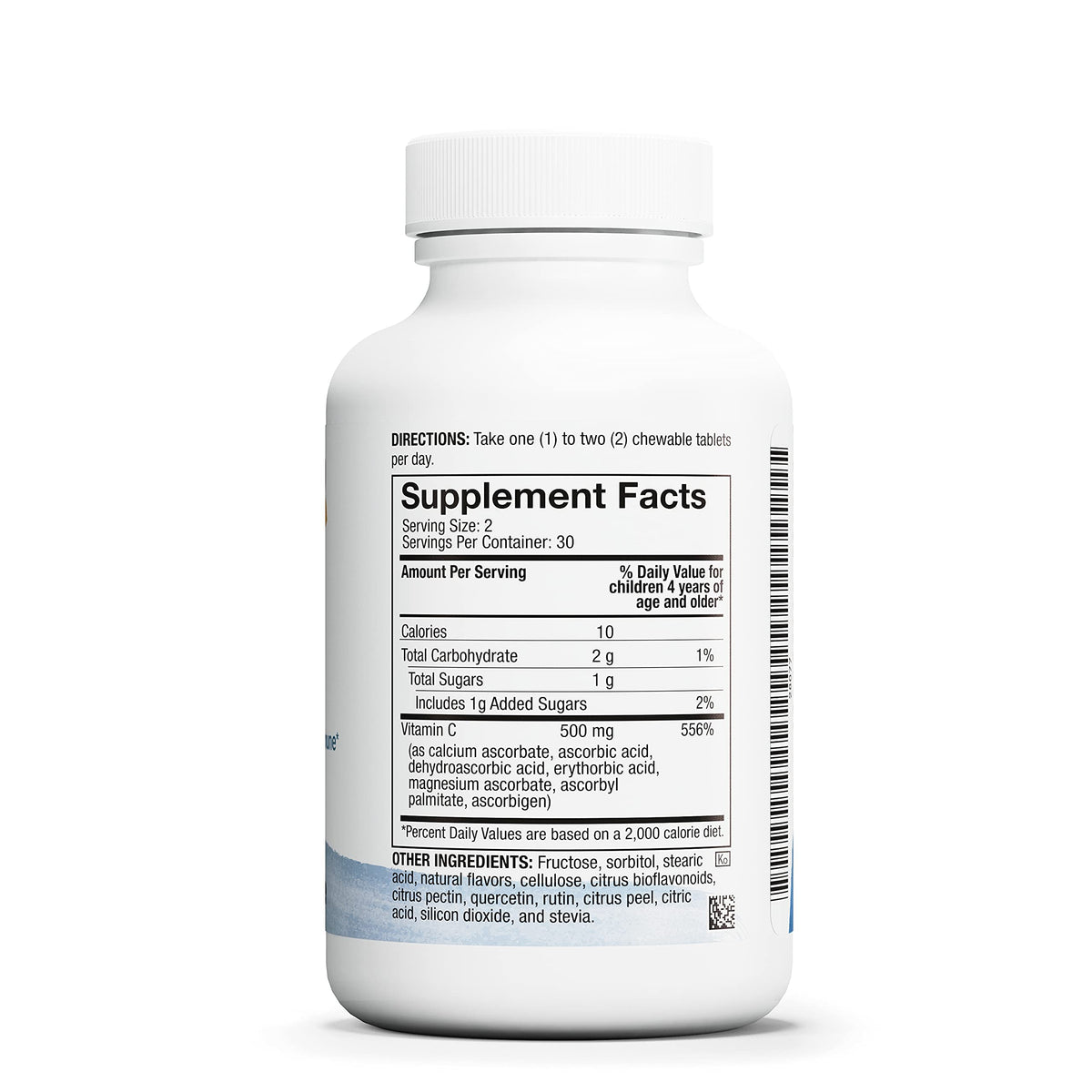 4Life Vitamine C comprimés à mâcher, vue de côté