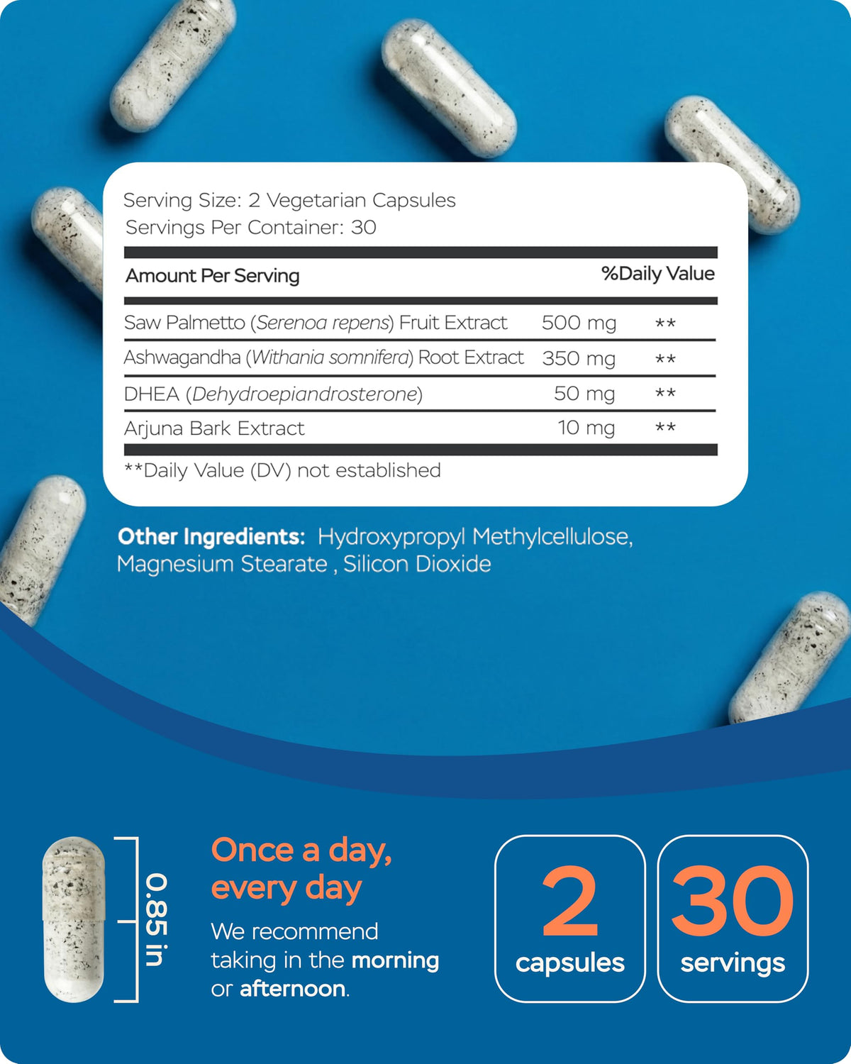 4Well Products Saw Palmetto 900mg avec des ingrédients naturels en arrière-plan