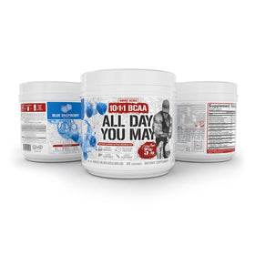 5% Nutrition AllDayYouMay Poudre BCAA Caffeinée 621g emballage