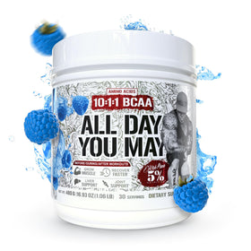 5% Nutrition AllDayYouMay Poudre BCAA Caffeinée 621g en utilisation